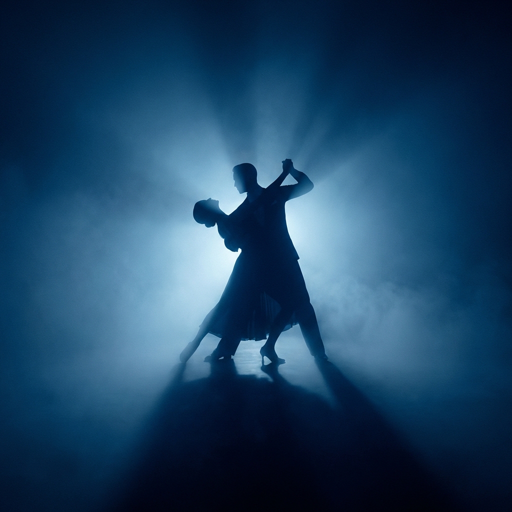 Dramatic Ballroom Silhouette